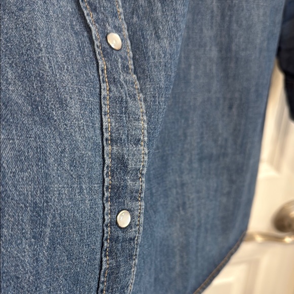 ARULA Classic Blue Denim Shirt, 3X - Picture 8 of 12